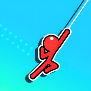Just casually playing Stickman Hook on poki.com 